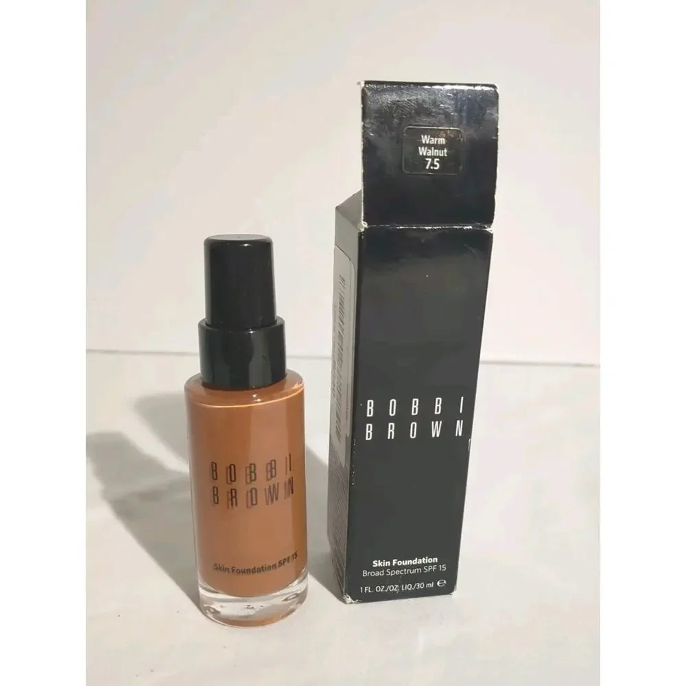Bobbi Brown Skin Foundation Broad Spectrum SPF 15 Warm Walnut 7.5 New in Box